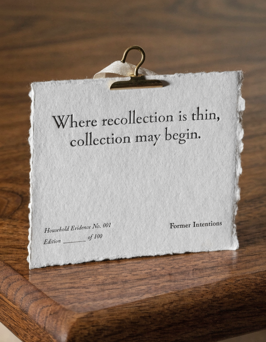 Former Intentions edition card